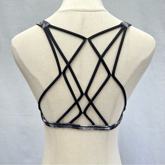 Lululemon Free To Be‎ Zen Bra Mini Obscurred Black Dusty Mauve/Black size 8 - Picture 10 of 14